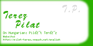 terez pilat business card